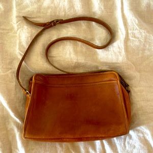 Vintage leather coach purse